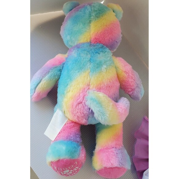 Build-A-Bear Great Wolf Lodge Plush Sherbet Rainbow Exclusive Limited Stuffed 21 - Picture 11 of 13